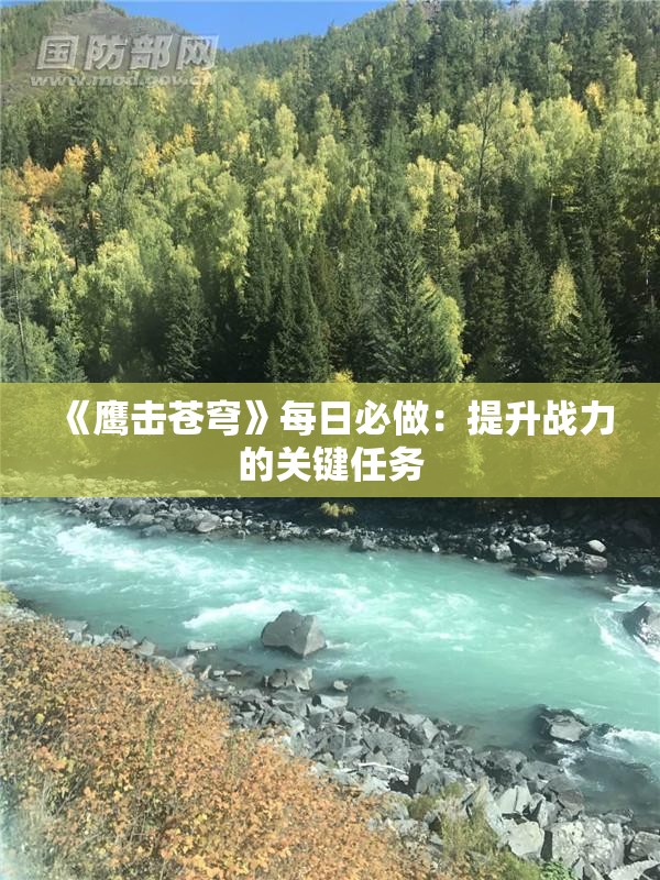 《鹰击苍穹》每日必做：提升战力的关键任务